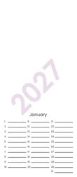 NO DAYS 2027