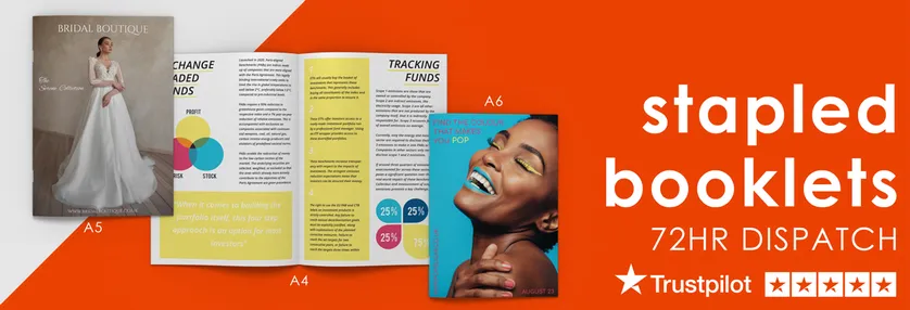 UK Printed Stapled Booklets Image