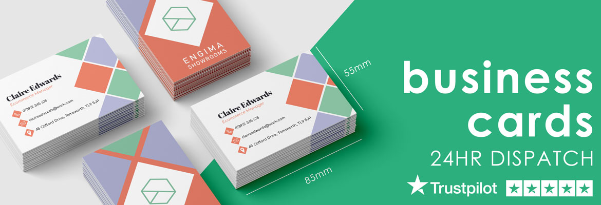 Double sided deals business cards